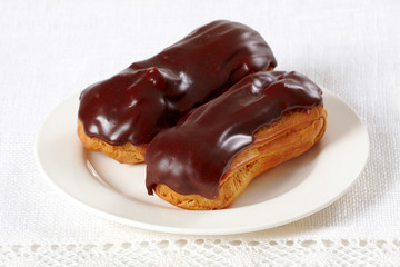 two eclairs