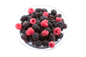 Berries: raspberries and blackberries