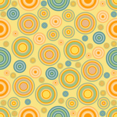 Fototapeta premium Seamless Background of Circles