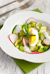 Salade de courgettes
