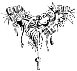 Grunge graffiti © Cienpies Design