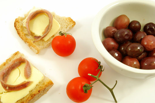 Bruschette Burro e Alici