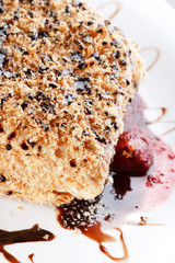 puff pastry with chocolate