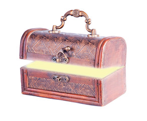 Wooden treasure chest
