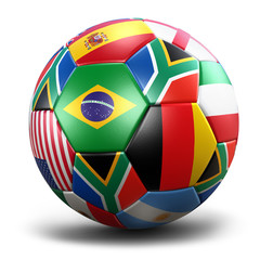 Obraz premium 2010 FIFA World Cup South Africa ball (3d illustration)