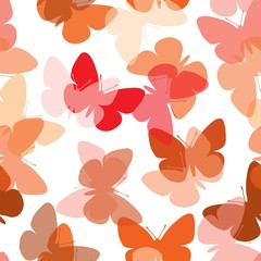 Seamless butterfly pattern