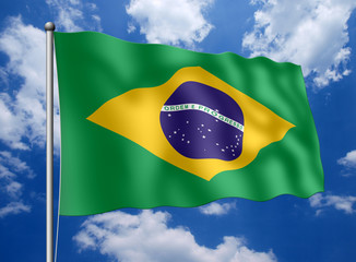 Brasilien-Fahne