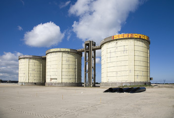Sewage treatment silos