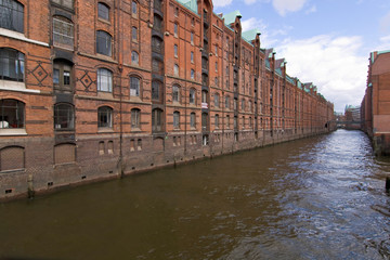 Speicherstadt, Hamburg, Fleet, Lagerhäuser