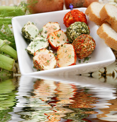 Frischkäsebällchen