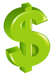 Green Dollar Sign