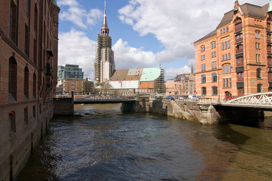 Speicherstadt, Hamburg, Lagerhauskomplex, St. Katharinen