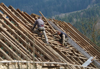 travaux de charpente