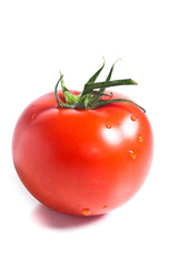 fresh tomato isolated on white background