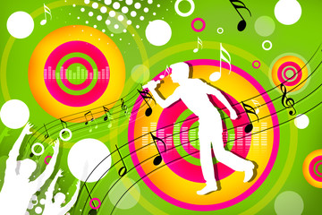 Obraz premium singer