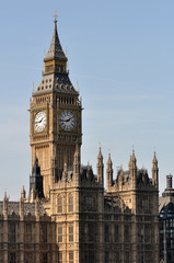 Fototapeta na wymiar Houses of Parliament and Big Ben in London Uk
