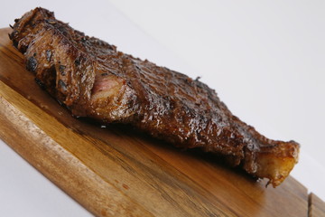 grilled steak on plate