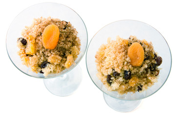 Süßer afrikanischer Couscous