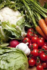 Set of different vegetables