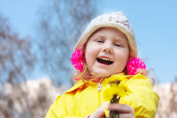 little girl outdoor