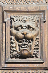 Wooden lion