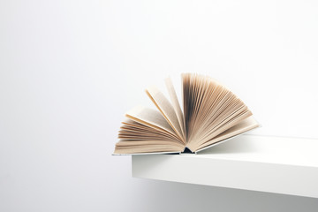 Books on the shelf