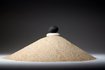 Ambiance zen - pierre et sable