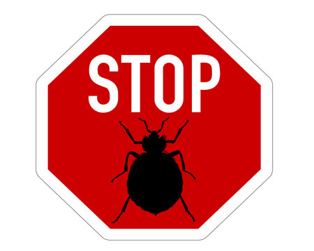 Stopschild f&uuml;r Bettwanzen