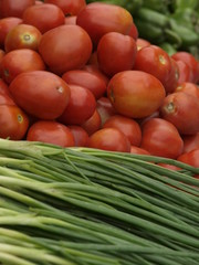 Verduras en Hanoi (Vietnam)