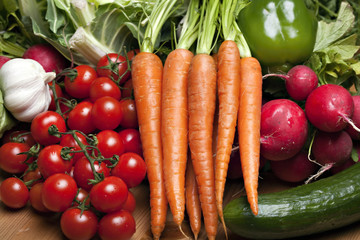 Set of different vegetables