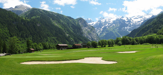 Alpine golf course
