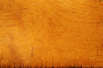 Vintage wooden bread board golden-honey color