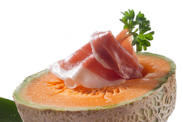 parma ham with melon