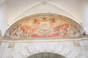 Obraz premium Church arch in Toledo Spain