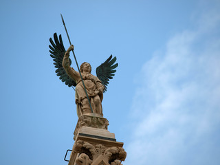 Siena - Duomo, Details of the western facade