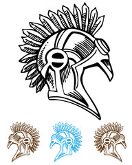 Mohawk Helmet