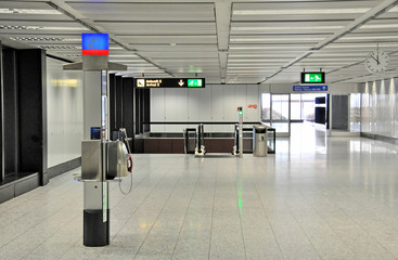 Interior of an airport