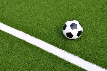 Soccer ball of the field