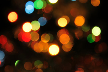 Fototapeta premium xmas lights background