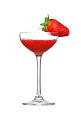 strawberries glass mix