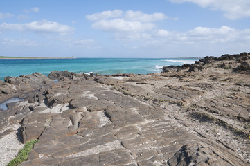 paesaggio spiaggia di stintino sardegna