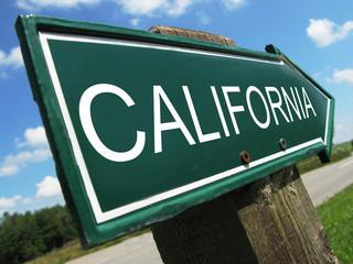 CALIFORNIA road sign
