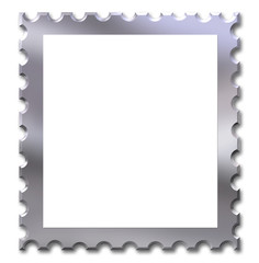 Chrome stamp frame