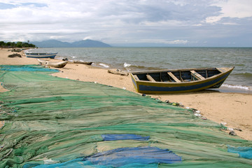 Fischen in Malawi