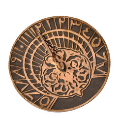 sundial white background