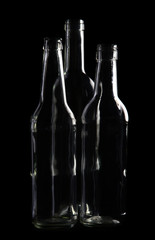 abstract bottle shapes