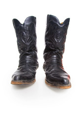 Black male high leather boots