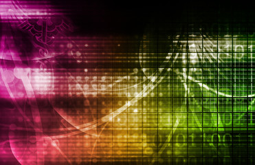 Obraz premium Technology Background