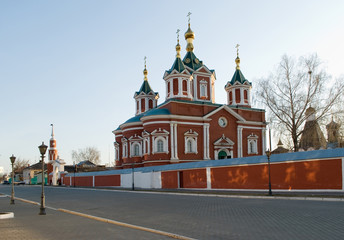 Fototapeta na wymiar Church in Kolomna city