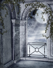 Gotycki balkon © Obsidian Fantasy